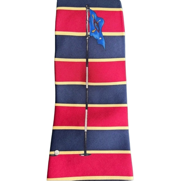 Polo Ralph Lauren Other - Vintage Polo Ralph Lauren necktie 100% silk handmade in USA golf motif